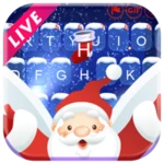 animated christmas theme android application logo